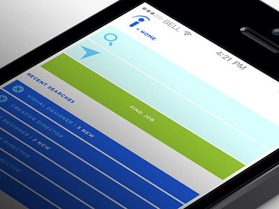 Indeed Re-imagined - Search app apple ios iphone job search ui ux