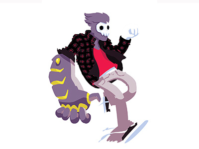 Enemy character design enemy vector