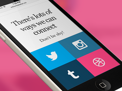Contact Me Section contact fontawesome hover icons social ui ux website