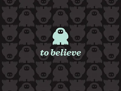 to [believe] believe free icon iconography kickstarter sasquatch yeti