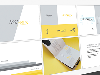 Assassin Brand Concept branding concept logo process