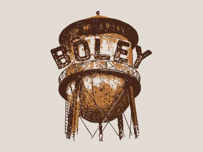 Boley shirt design boley design hand drawn illustration shirt sketch type