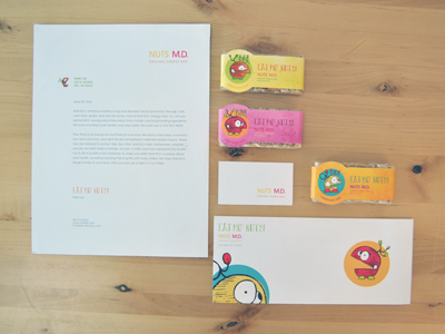 Energy Bar branding character design healthy stationary