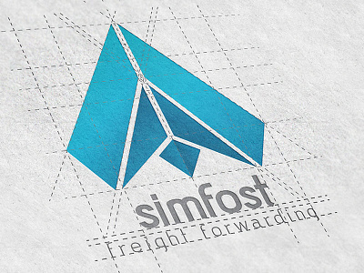 Simfost Logo brand branding logo logogram plane