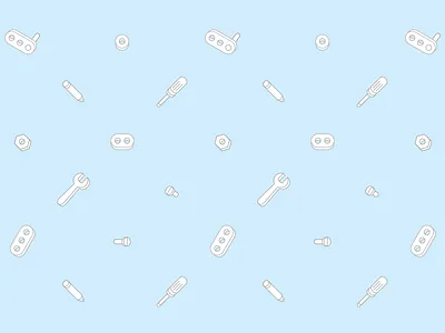 Pattern icon kit pajamas pattern pencil screw screwdriver texture web wrench