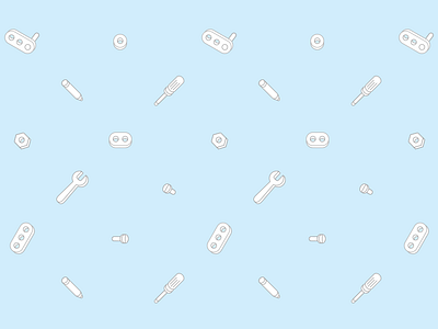 Pattern icon kit pajamas pattern pencil screw screwdriver texture web wrench