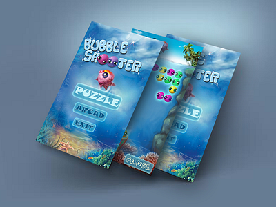 bubble shooter ui