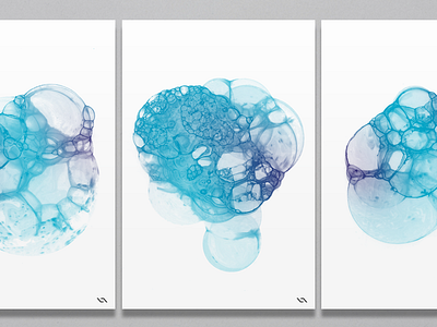Daqri Ink System brand identity branding bubbles graphic design graphic system identity ink organic