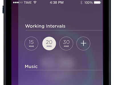 Sidebar ios minimal timer ui ux