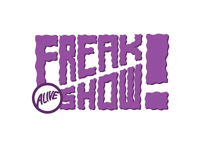 Freak Show lettering type typography