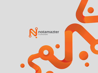 Notamazter Logo branding engineering logo visualidentity