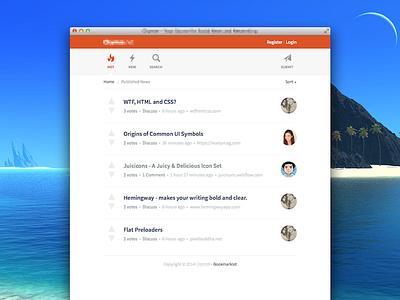 Bookmark sharing website bookmark flat minimal share website