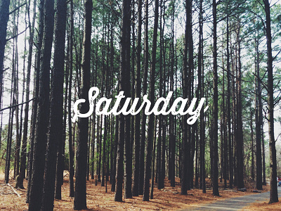 Saturday arkansas landscape little rock nature saturday script type typography