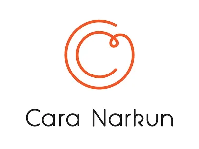 Cara's lockup custom lettering logo lockup type wordmark