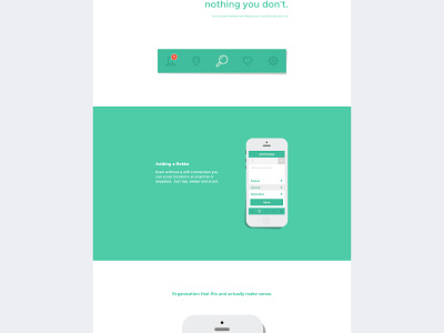 Rekke animation app clean design flat mobile modern page site ui ux web