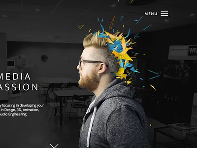 Pixel Blue Studio blue design pixel studio web website