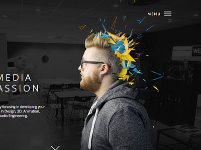 Pixel Blue Studio blue design pixel studio web website