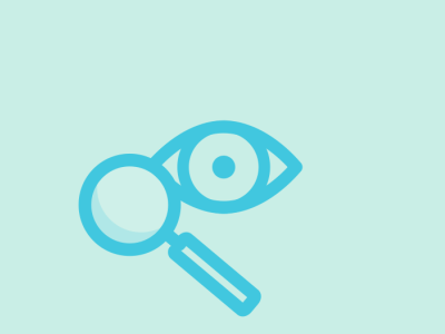 Where did it go? animation eye gif loop magnify magnifying glass motion graphics wink