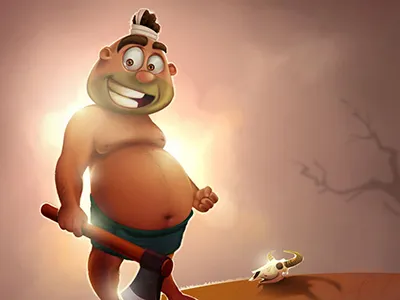 The End digital painting photoshop poster