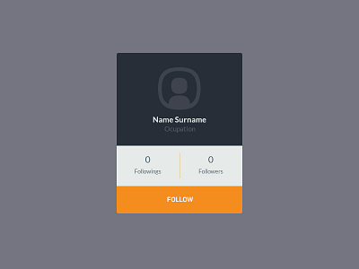 Unedited User Profile profile unedited user widget