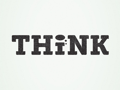 Think blog blog post lettering