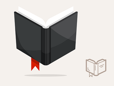 Book icon illustration