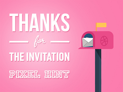 Thanks for the invitation! dribbble invitation thanks