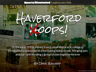 Haverford Hoops! college basketball editorial longform march madness ncaa parallax responsive sports sports illustrated typography