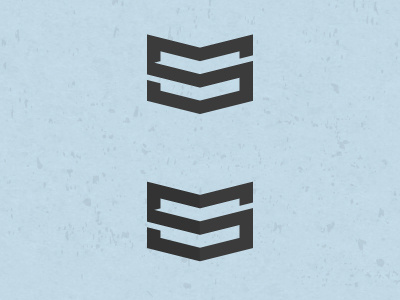 More Personal Branding 3d badge blue grey grunge m s shadow vector