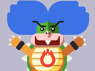 Ludwig Von Koopa alan defibaugh illustrator koopalings smb vector video games