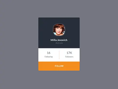 User profile (completed) edited profile ui user web widget