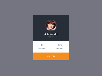 User profile (completed) edited profile ui user web widget