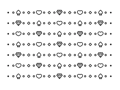 Minimal Pattern black and white icon pattern vector