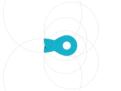 Fish Grid brand branding fish icon identy in logo progress wip work