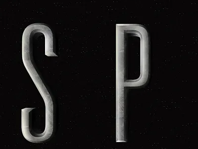 Custom Type black white noir side lit texture type typography