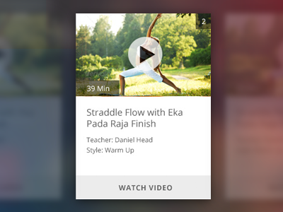 Simple Flat UI Video Thumbnail / Snap flat ui player uiux video thumbnail