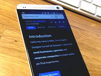 Personal Site bootstrap portfolio responsive website