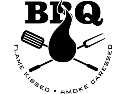 Flame Kissed, Smoke Caressed - Vector bbq fun illustrator