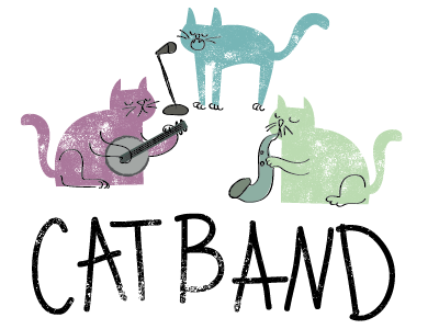 Cat Band band cat cats doodle illustration