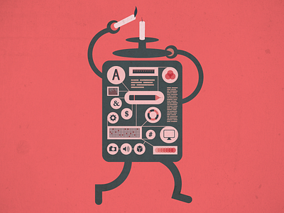 always be learning aau brochure education illustration learning