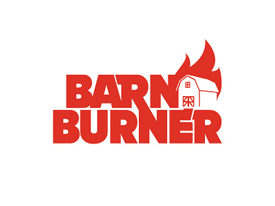 Barn Burner Music Festival Logo branding logo typography