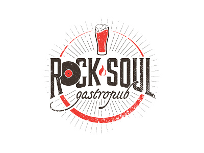 Rock Soul Gastropub Logo branding logo