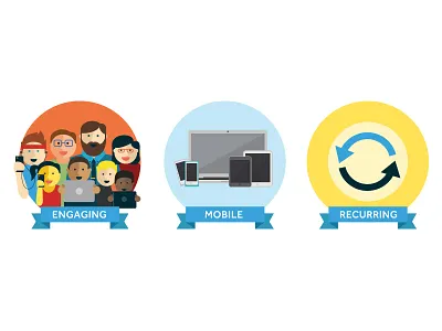 Illustration Study 2 city communication device flat illustration learning people technology