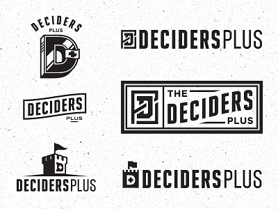 Deciders Plus Logo branding icon logo logotype progress vector