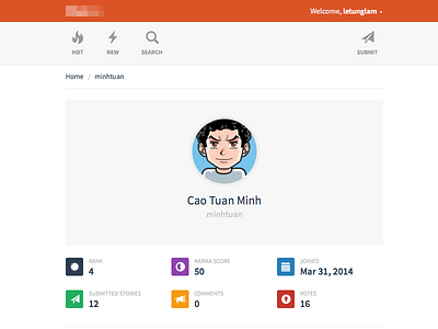 User Profile color flat icon minimal profile simple user