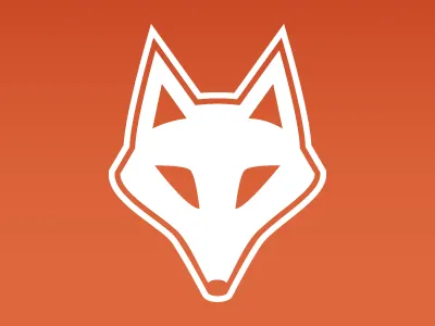 Fox animal fox orange outline