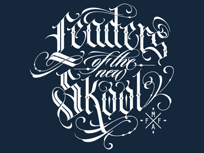 Leaders of the new skool calligraphy custom lettering hand lettering lettering type typography