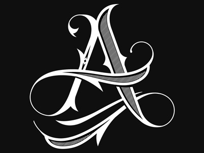 Custom A calligraphy custom lettering hand lettering lettering type typography