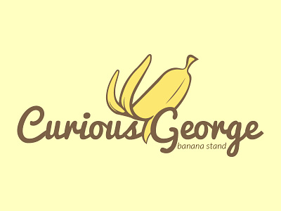 Curious George Banana Stand banana banana stand curious george frp logo monkey thefictionrelocationproject vector