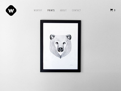 Introducing Worthy launch poster print website worthy